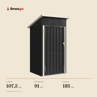 Abri de jardin compact Cabanon — dimensions hors tout