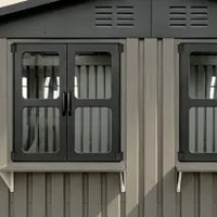 Abri de jardin à portes doubles Borie — détail de la finition