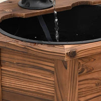 Fontaine de jardin Sorgue — détail de la finition