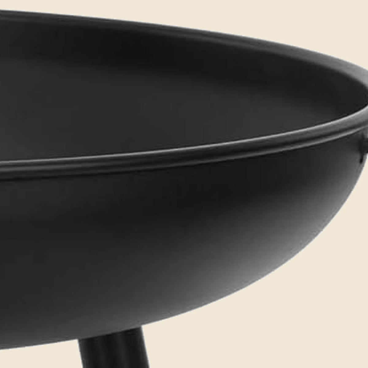 Brasero portable Draille — détail de la finition